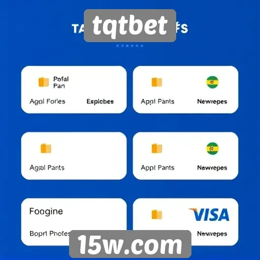 Opções de pagamento disponíveis na tqtbet